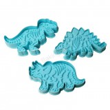 Baking & Pet Kft Műanyag dinoszaurusz sütemény, keksz kiszúró - Három együtt
