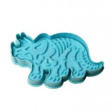 Baking & Pet Kft Műanyag dinoszaurusz sütemény, keksz kiszúró - Triceratopsz