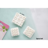 Baking & Pet Kft Műanyag virág fondant kiszúró, 3 db-os szett