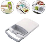 Baking & Pet Kft Multifunkciós vágódeszka, szűrővel és tárolóval