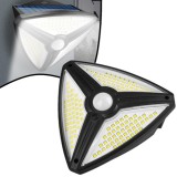 Baking & Pet Kft Napelemes háromszög LED fali lámpa mozgásérzékelővel