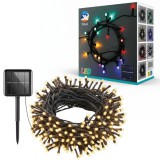 Baking & Pet Kft Napelemes LED fényfüzér 10m – 100 db sárga égő