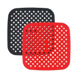 Baking & Pet Kft Négyzet Air Fryer Szilikon Alátét, Betét 19 cm