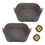 Baking & Pet Kft Négyzet szilikon forma forrólevegős sütőhöz 17cm