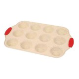 Baking & Pet Kft Prémium muffin sütőforma szilikon fogóval, 12 részes