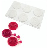 Baking & Pet Kft Spirális szilikon forma 6 adagos 17x29cm