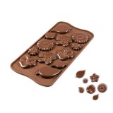 Baking & Pet Kft Szilikon bonbon és csokoládé forma-levelek és virágok