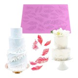 Baking & Pet Kft Szilikon csipke forma, tollas minta 28,5x38,5cm