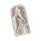 Baking & Pet Kft Szilikon fondant és marcipán mintázó-Csikóhalak 6x11 cm