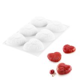 Baking & Pet Kft Szilikon forma, mousse forma-6 adagos szív