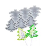 Baking & Pet Kft Szilikon nyalóka forma-karácsonyfa minta