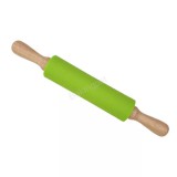 Baking & Pet Kft Szilikon nyújtófa, sodrófa fanyéllel 42 cm