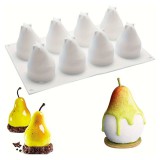 Baking & Pet Kft Szilikon Sütőforma – Körte 8 részes