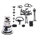 Baking & Pet Kft Sziluett kiszúró szett-Park téma