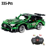 Baking & Pet Kft Távirányítós építőkocka versenyautó zöld – 335 db