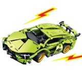 Baking & Pet Kft Távirányítós építőkocka versenyautó zöld - 379db