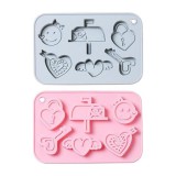 Baking & Pet Kft Valentin napi szilikon forma-6 részes