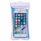 Baking & Pet Kft Vízálló telefontok nyakpánttal - Átlátszó, színes szegéllyel