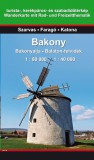 Bakony / Bakonyalja / Balaton-felvidék térkép - Szarvas map