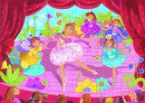 Balerina show, 36 db-os formadobozos puzzle - The ballerina with the flower - 36 pcs - Djeco