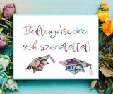 Ballagási ajándék pénzátadó képkeret