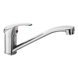 BALLETTO 81001 mosogató-mosdó csaptelep, 35mm kerámia betét, álló, egykaros, forgatható, fényes, 22 cm hosszú