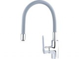 Balletto mosogató csaptelep hajlékony szilikon kifolyó csővel, szürke (81121)