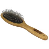 Bamboo Groom bambusz kefe fém tűkkel nagytestű fajtáknak