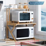 Bambusz védő állvány mikrohullámú sütőkhöz