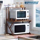 Bambusz védő állvány mikrohullámú sütőkhöz