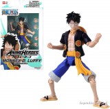 BANDAI Anime Heroes - One Piece Luffy Dressrosa outfit figura 17 cm