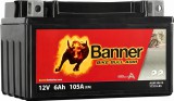 Banner Bike Bull YTX7A-BS 12V 6Ah 105 A bal+