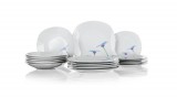 Banquet Blue Daisy 18 részes porcelán étkészlet