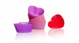 Banquet Culinaria szív alakú szilikon muffin forma készlet