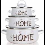 Banquet Zománcozott edénykészlet HOME Coll., 6 db (A18913)