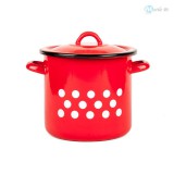 Bara&Bara Fazék+Fedő Pir.Pötty.2L./2+39/15Pp