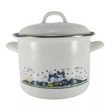 Bara&Bara Zománcozott Fazék Fedővel 26 cm Libás 303/26