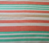 Barack csíkos muszlin anyag - 140 cm