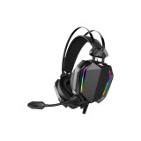 BARACUDA BGH-041B SEAGUL-B vezetékes gamer fejhallgató mikrofonnal, fekete