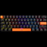 Baracuda Dolphin Mechanikus Vezetékes Gamer Billentyűzet (Blue Switch) - Fekete US (BGK-03121B/BL-US)