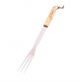 Barbecook BC-ACC-7072 rozsdamentes acél grill villa, gumifa nyél, 100% FSC, 46cm