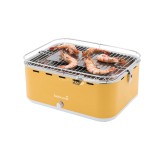 Barbecook BC-CHA-1016 Carlo asztali faszenes grill, sárga, 44x33x21cm