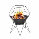 Barbecook BC-WOO-6013 Jura tűzrakó kosár, festett acéllemez, 60x60x75cm