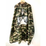 BARBER hajvágó kendő terep mintás patentos (AC1362-S)