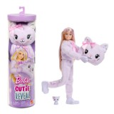 Barbie: Cutie Reveal meglepetés baba - Cica - Mattel
