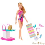 Barbie Dreamhouse Adventures - Barbie úszóbajnok szett