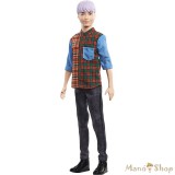 Barbie Fashionista barátok fiú babák - Lila hajú