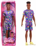 Barbie Fashionista barátok fiú babák - Lila sportfelszerelésben (GRB87)