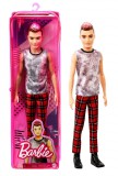 Barbie Fashionista fiú baba kockás nadrágban - Mattel