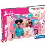 Barbie lakóautója Supercolor 104db-os puzzle - Clementoni